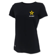 Load image into Gallery viewer, Army Star Ladies Tac Tech T-Shirt (Black)