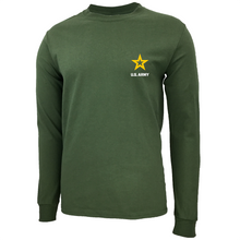 Load image into Gallery viewer, Army Star Left Chest Long Sleeve