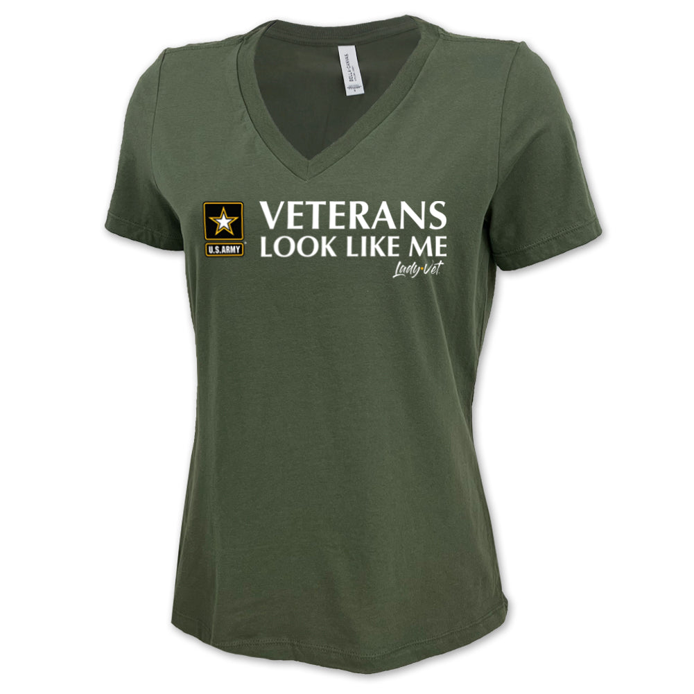 Army Vet Looks Like Me V-Neck T-Shirt