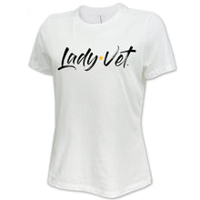 Load image into Gallery viewer, Army Lady Vet Full Chest Logo Ladies T-Shirt
