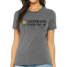 Load image into Gallery viewer, Army Lady Vet Looks Like Me Ladies T-Shirt