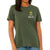 Army Lady Vet Left Chest Ladies T-Shirt
