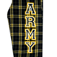 Load image into Gallery viewer, Army 2C Flannel Pants (Black/Gold)