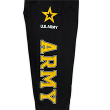 Load image into Gallery viewer, Army Champion Fleece Banded Sweatpants (Black)