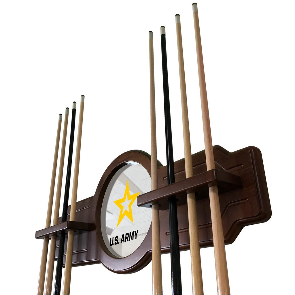 Army Star Solid Wood Cue Rack