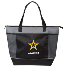 Load image into Gallery viewer, Army Shopping Cooler Tote (Grey)