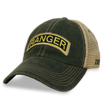 Load image into Gallery viewer, Army Ranger Tab Trucker Hat (Olive)
