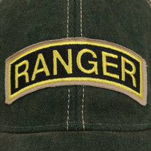 Load image into Gallery viewer, Army Ranger Tab Trucker Hat (Olive)