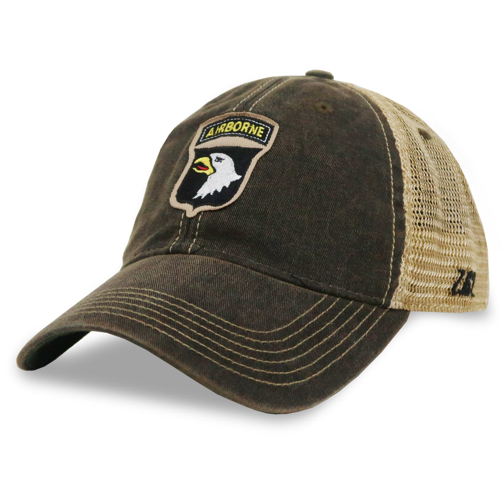 Army 101st Airborne Trucker Hat (Black)