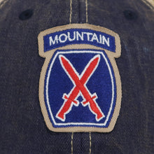Load image into Gallery viewer, Army 10th Mountain Trucker Hat (Navy)