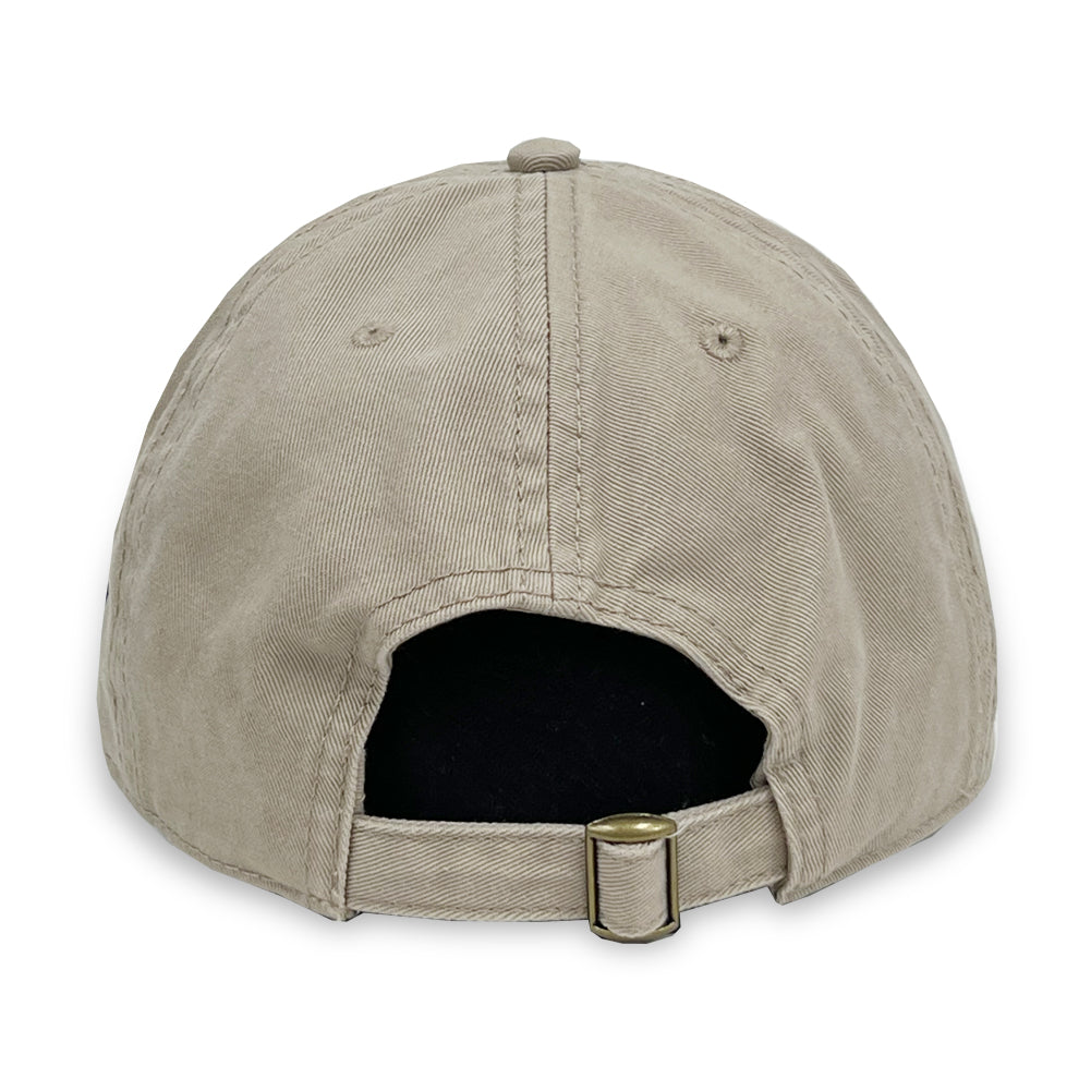 American Flag Relaxed Fit Hat (Khaki)