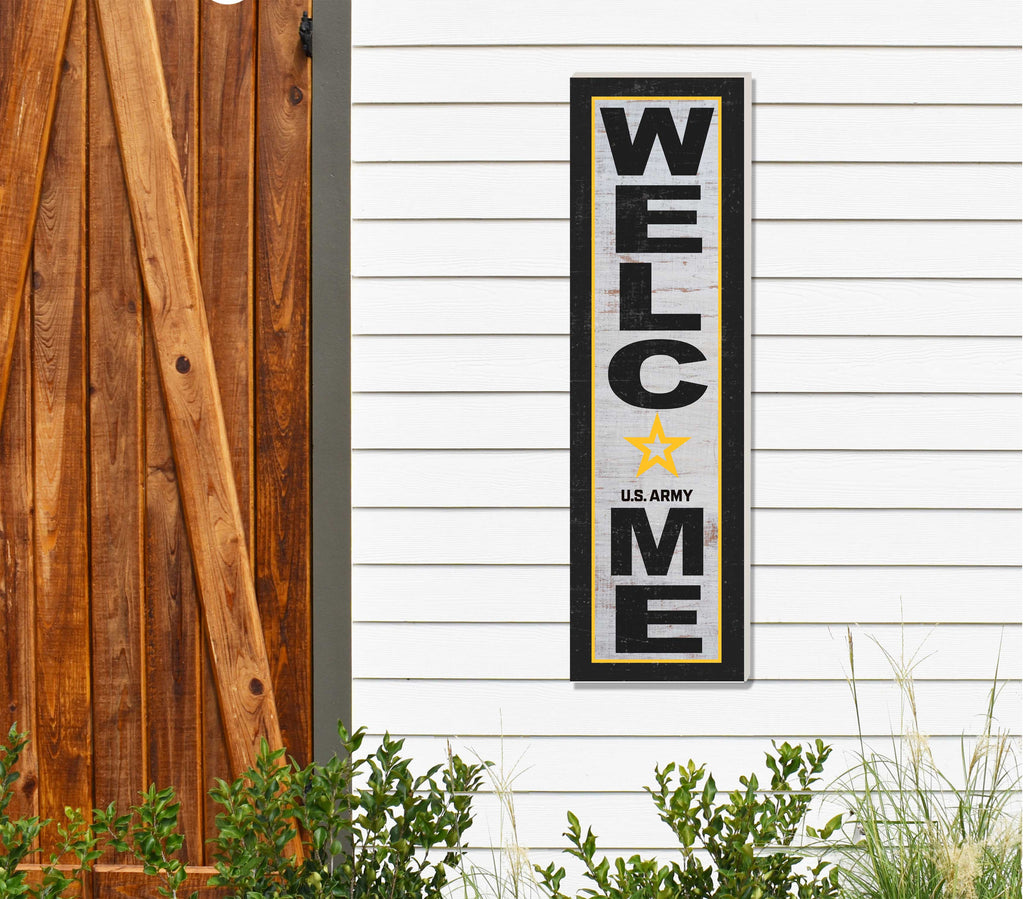 Indoor Outdoor Sign WELCOME Army (10x35)