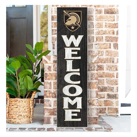 Leaning Sign Welcome West Point Black Knights (11x46)