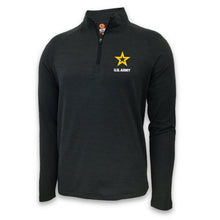 Load image into Gallery viewer, Army Star Logo Performance 1/4 Zip (Charcoal)
