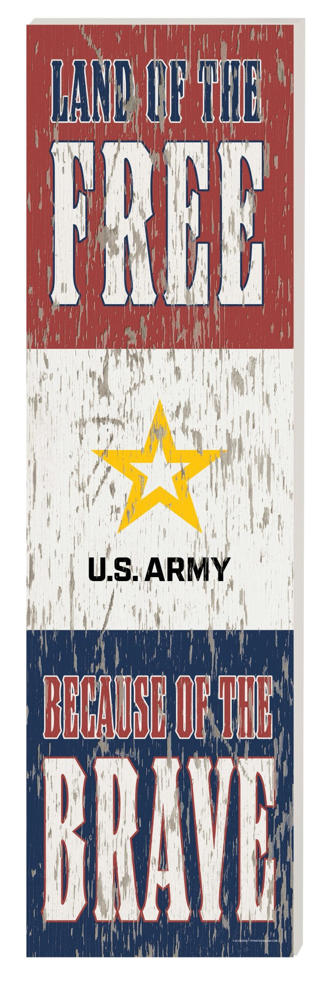 United States Army Land of the Free Indoor Outdoor (10x35)