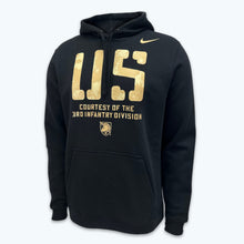 Load image into Gallery viewer, Army Nike 2023 Rivalry US Courtesy Of The 3rd Infantry Division Club Fleece Hood (Black)