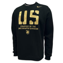 Load image into Gallery viewer, Army Nike 2023 Rivalry US Courtesy Of The 3rd Infantry Division Club Fleece Crewneck (Black)