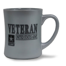 Load image into Gallery viewer, Army Veteran 16oz MK Matte Mug (Silver)