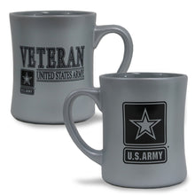 Load image into Gallery viewer, Army Veteran 16oz MK Matte Mug (Silver)