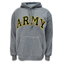 Load image into Gallery viewer, Army Embroidered Pullover Hoodie Sweatshirt (Grey)