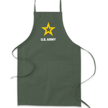 Load image into Gallery viewer, Army Two-Pocket Apron