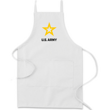 Load image into Gallery viewer, Army Two-Pocket Apron