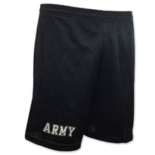Load image into Gallery viewer, Army Athletic Pocket Mesh Shorts (Black)