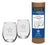 Army Star Set of Two 21oz Stemless Wine Glasses (Clear)