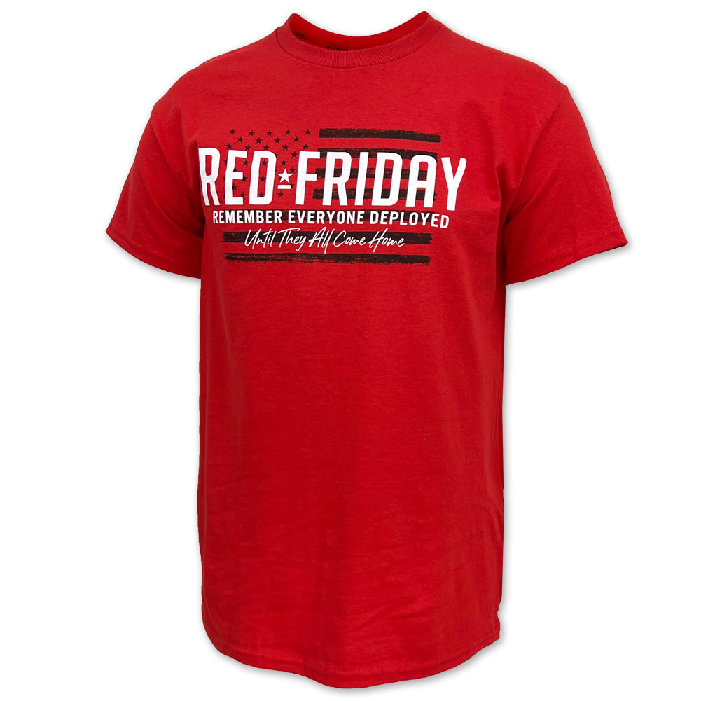 Red Friday Remember Everyone Deployed T-Shirt (Red)
