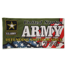 Load image into Gallery viewer, United States Army Defending Freedom Towel (30&quot; X 60&quot;)