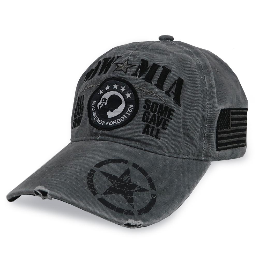 POW MIA Retro Zero Dark Hat (Grey)