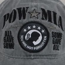 Load image into Gallery viewer, POW MIA Retro Zero Dark Hat (Grey)