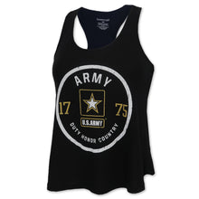 Load image into Gallery viewer, Army Ladies Essential Racerback Tank (Black)