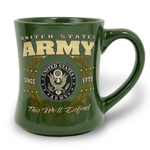 Load image into Gallery viewer, United States Army This We&#39;ll Defend Mug (OD Green)