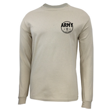 Load image into Gallery viewer, Army Retired Left Chest Long Sleeve T-Shirt