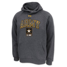 Load image into Gallery viewer, Army Under Armour Arch Star All Day Fleece Hood (Carbon Heather)