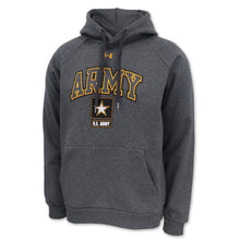 Load image into Gallery viewer, Army Under Armour Arch Star All Day Fleece Hood (Carbon Heather)