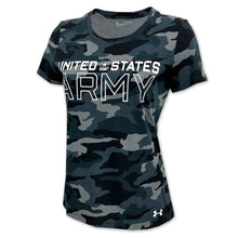 Load image into Gallery viewer, United States Army Ladies Under Armour Cotton Camo T-Shirt
