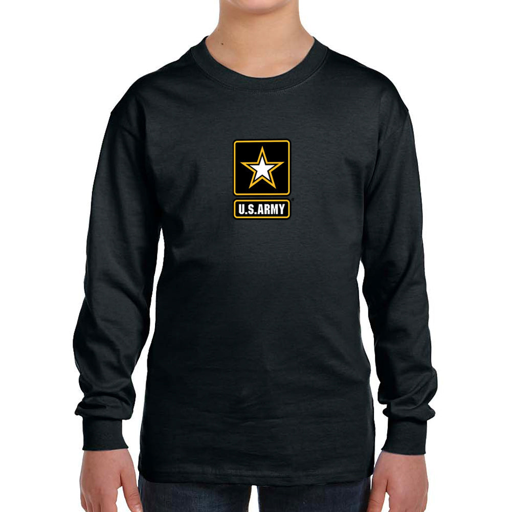 Army Youth Star Logo Long Sleeve T-Shirt