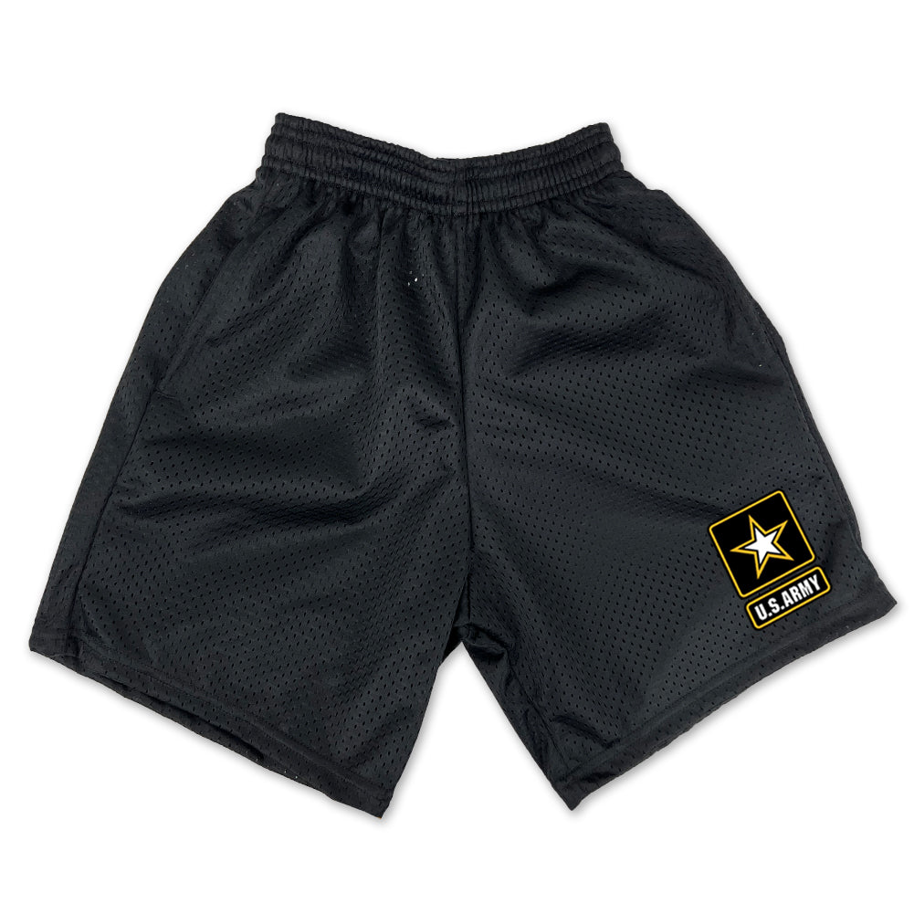 Army Youth Star Logo Mesh Shorts
