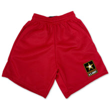 Load image into Gallery viewer, Army Youth Star Logo Mesh Shorts