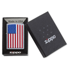 Load image into Gallery viewer, AMERICAN FLAG CHROME COLOR ZIPPO LIGHTER 1
