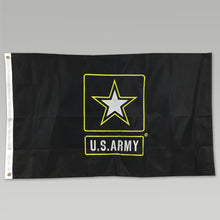 Load image into Gallery viewer, Army Star 2 Sided Embroidered Flag (3&#39;X5&#39;)