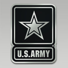 Load image into Gallery viewer, Army Star Chrome Emblem