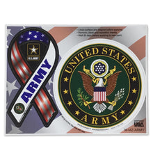 Load image into Gallery viewer, ARMY 2 IN 1 RIBBON AND SEAL MAGNET