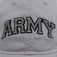 Load image into Gallery viewer, Army Arch Low Profile Hat (Silver)