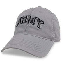 Load image into Gallery viewer, Army Arch Low Profile Hat (Silver)