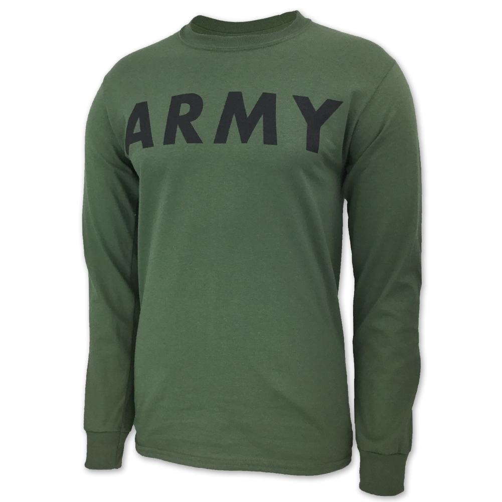 ARMY CORE LONGSLEEVE T (OD GREEN) 2