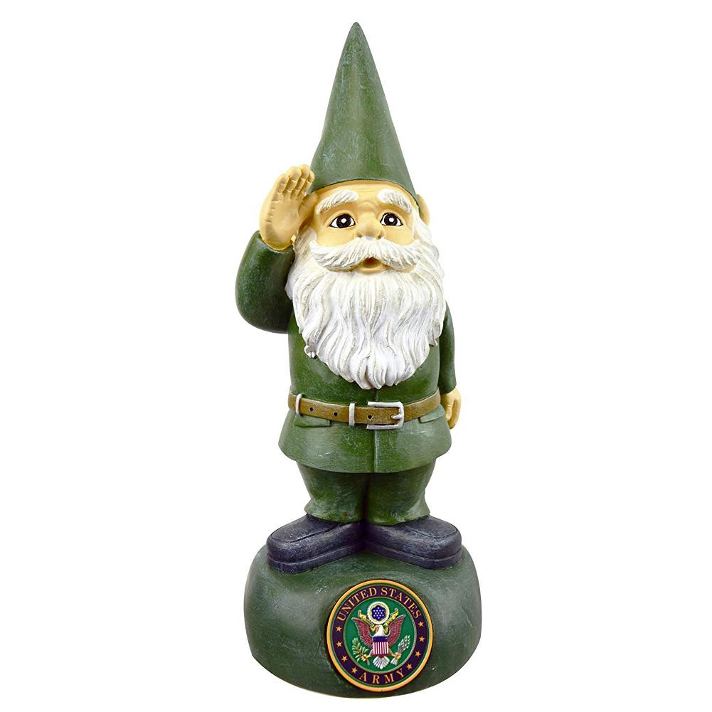 ARMY GARDEN GNOME