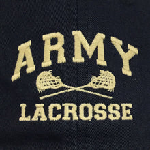 Load image into Gallery viewer, ARMY LACROSSE HAT (BLACK) 2